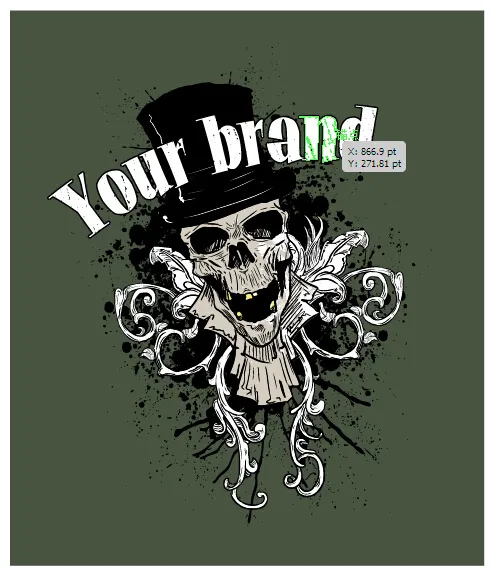 骷髅头矢量设计ai矢量模版下载