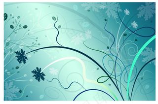 植物时尚花纹背景