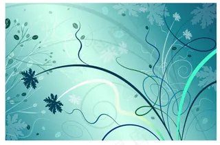 植物时尚花纹背景