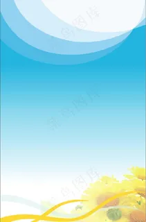向日葵展板背景图片