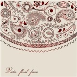 欧式复古花纹矢量素材下载