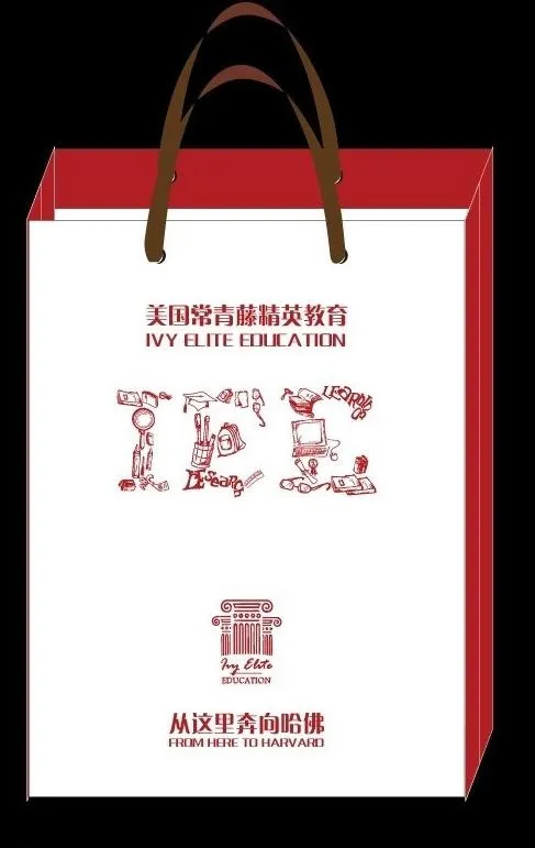 手提袋图片ai矢量模版下载