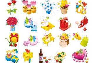 20款情人节主题元素