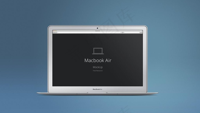 MacBook界面模型psd模版下载