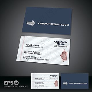 简约大气名片模板