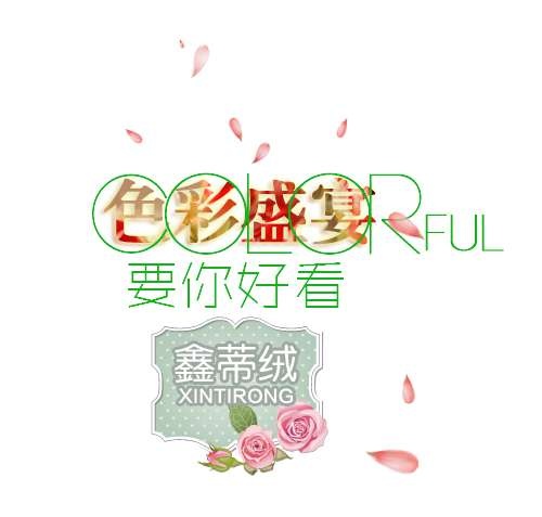 色彩盛宴文字设计