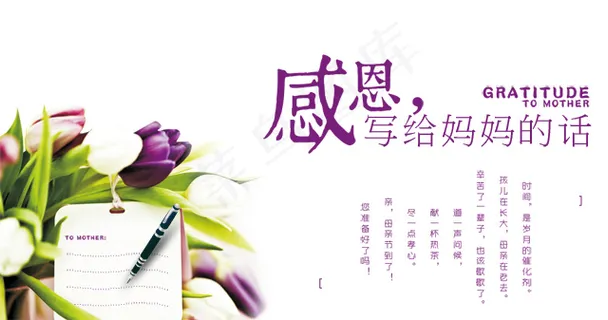 感恩母亲节海报