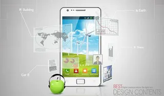 数据码科技手机功能展示psd分层