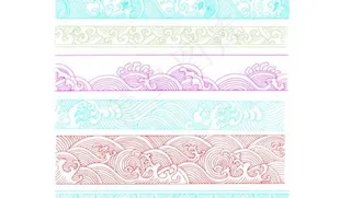 二方连续传统花纹边框