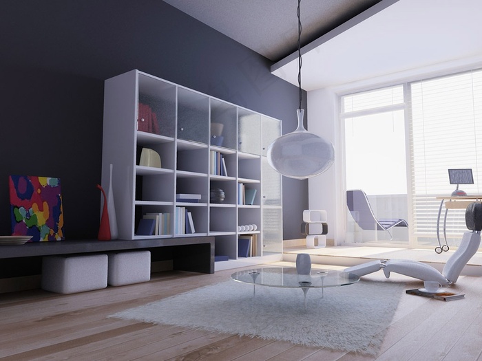 书房装修设计效果图