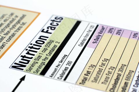 营养事实和卷尺