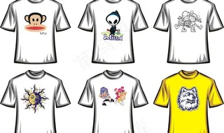 t恤设计4款图片