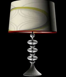 水晶台灯方圆可见图片