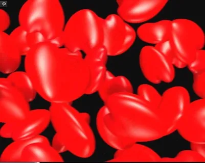 心形图案转场视频素材