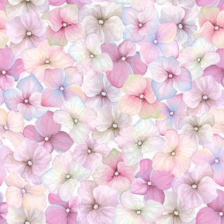 水彩水墨繁花背景素材