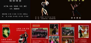 拉丁舞三折页图片