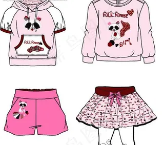 女童款式图图片