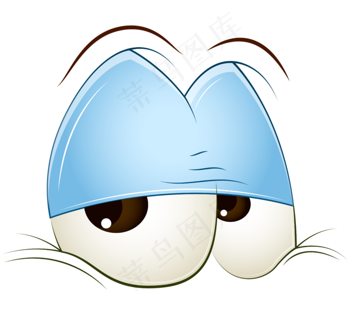 逗趣表情眼睛PNG免抠素材