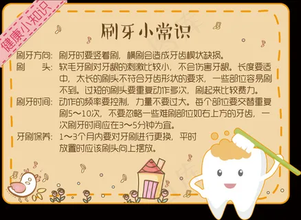刷牙小常识