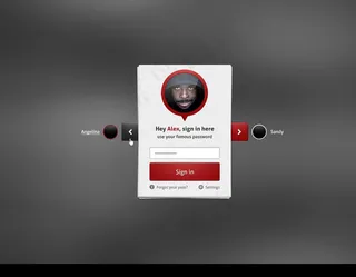 简约手机用户登录界面