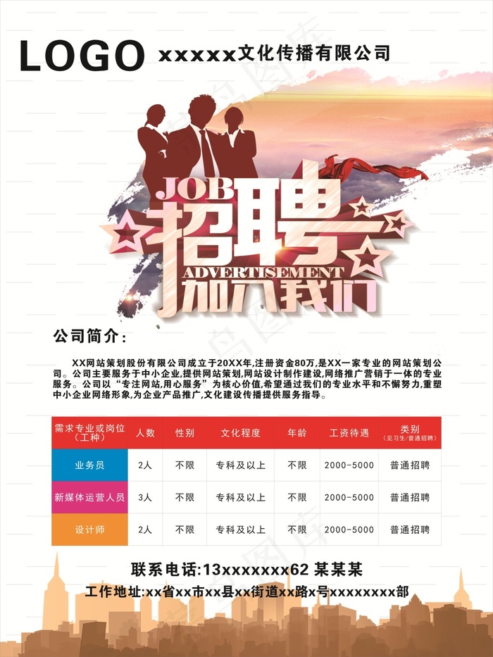 招聘海报