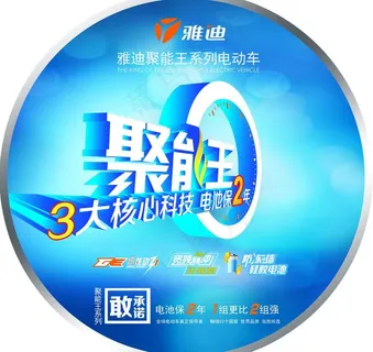 雅迪聚能王地贴