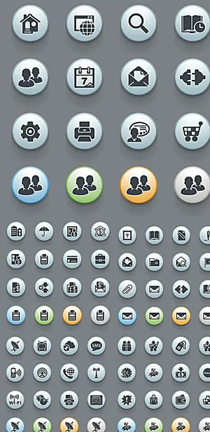 精致质感图标矢量素材图片