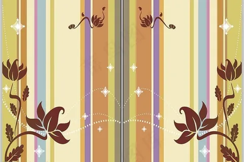 韩国矢量花纹移门门艺玻璃印花图片