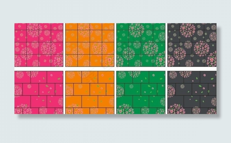 花纹图片cdr矢量模版下载