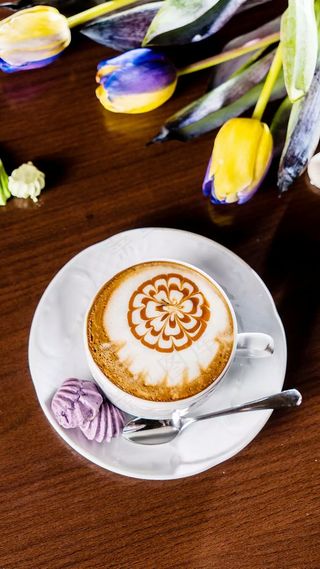 杯子里的咖啡高清摄影图片