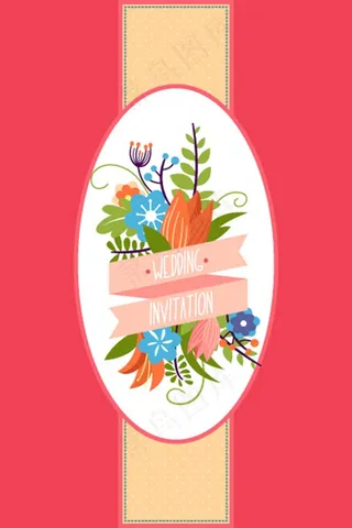 卡通鲜花折纸标签模板下载