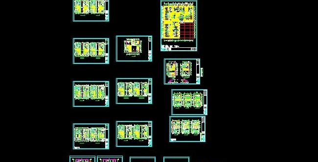 酒店式公寓及高层办公楼建筑设计图