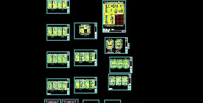 酒店式公寓及高层办公楼建筑设计图