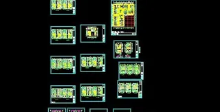 酒店式公寓及高层办公楼建筑设计图