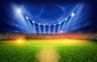 蓝色炫酷世界杯背景