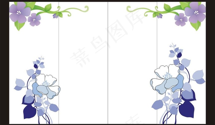 移门花纹图片cdr矢量模版下载