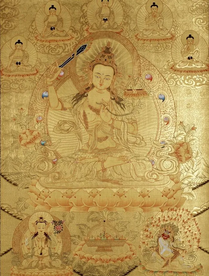 三怙主敦煌壁画图片