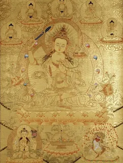 三怙主敦煌壁画图片