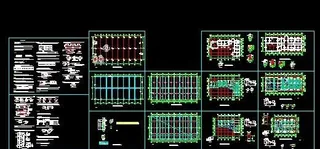 食品加工厂结构施工图