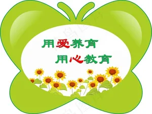 幼儿园卡通牌