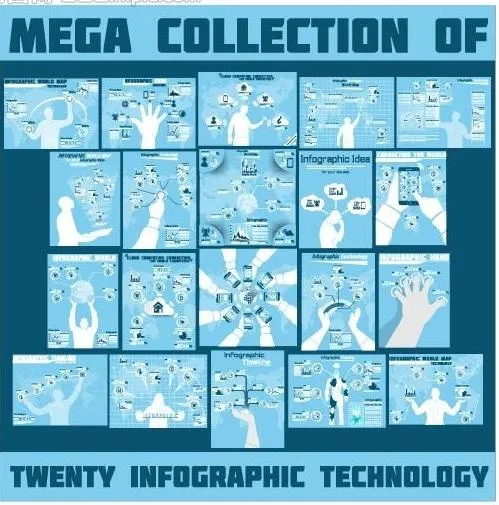 图表图片eps,ai矢量模版下载