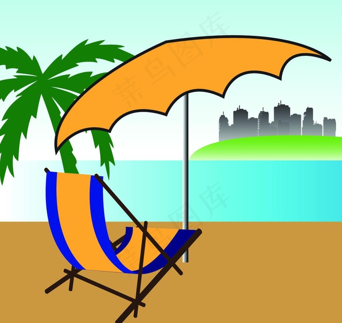 沙滩椅图片