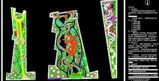 艺术学院内庭绿地设计总平面