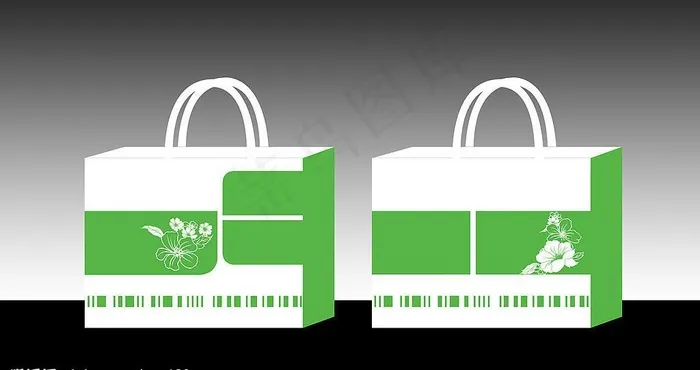 购物袋图片ai矢量模版下载