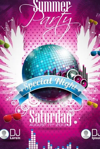 夏天主题元素图片