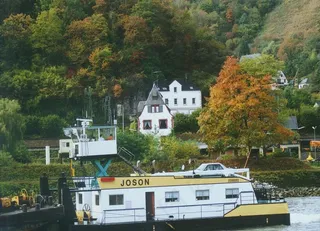 欧式海边建筑 轮船图片