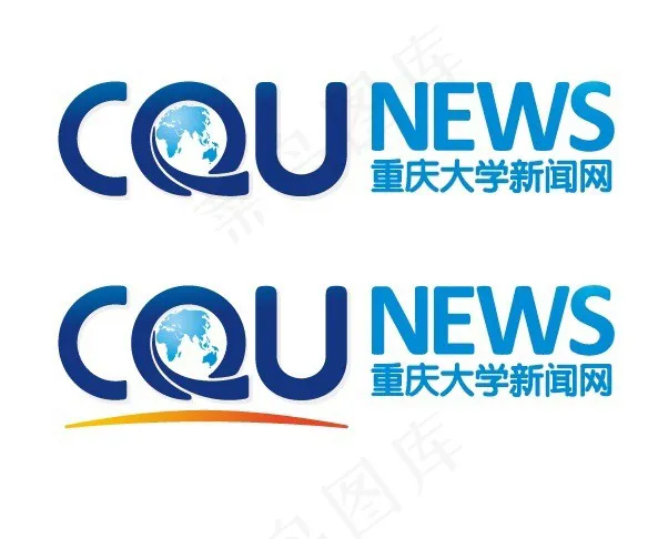 重庆大学新闻网logoai矢量模版下载
