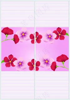 花卉移门图案 花卉移门图案