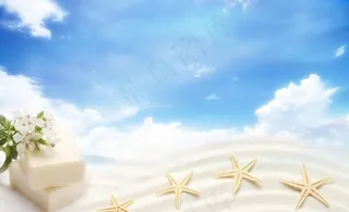 水疗背景合成图图片