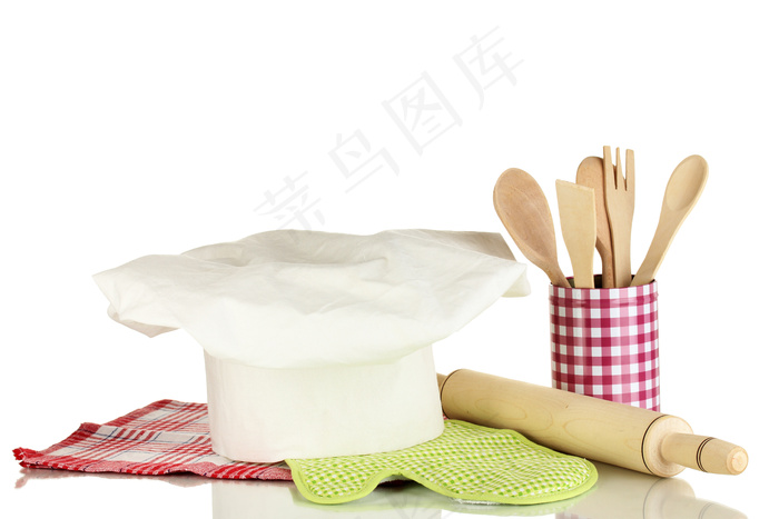 厨师帽子与擀面杖